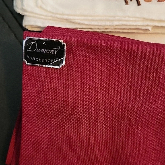 🌴3/$15🌴 Vintage Hankercheifs "W" "B W" and A Dumont Mens Clothing - Picture 2 of 9